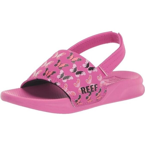 Reef Unisex-Child Little One Slide Sandal - Orchid Butterfly - Size 3 - Picture 6 of 6